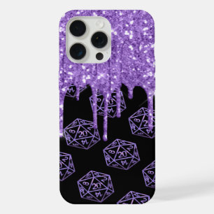 RPG Drip Purple Fantasy Tabletop PnP Gamer Dice iPhone 15 Pro Max Case