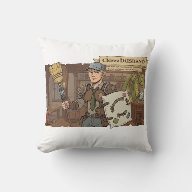 RPG Family - Class Husband E Cushion (Front)