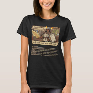 RPG Family - Class Wife with STATS - style A T-Shirt