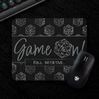 RPG Game On | Fantasy Tabletop Retro Gamer Dice