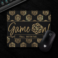 RPG Game On | Gold Fantasy Tabletop Retro Gamer