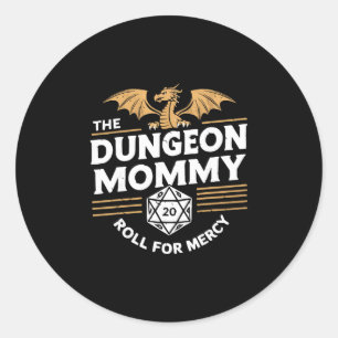 Rpg Gamer Apparel Tabletop Games Classic Round Sticker