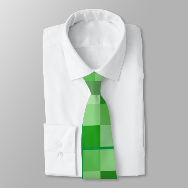RPG Gamer Pixel Pattern Tie (Tied)