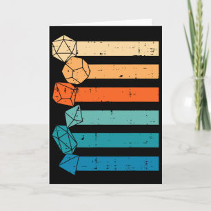 Rpg Gamer Retro Role Playing Game Men Boys  Card