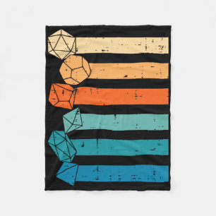 Rpg Gamer Retro Role Playing Game Men Boys Fleece Blanket