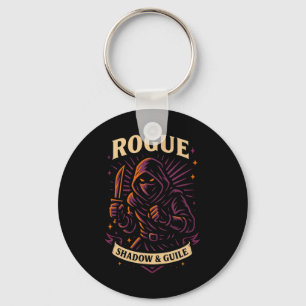Rpg Gamer Rogue D20 Dice Nerdy Geek Men Women Kids Key Ring