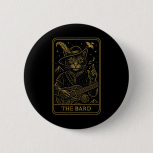 Rpg Gamer The Rd D20 Dice Nerdy Geek Cat Men Women 6 Cm Round Badge