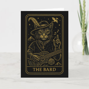 Rpg Gamer The Rd D20 Dice Nerdy Geek Cat Men Women Card