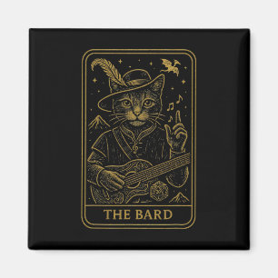 Rpg Gamer The Rd D20 Dice Nerdy Geek Cat Men Women Magnet