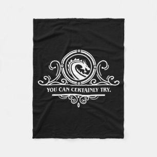 Rpg Games You Can Certainly Try Funny Style Vintag Fleece Blanket