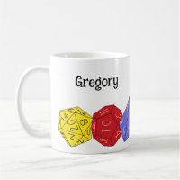 RPG Gaming Dice, Board, Fantasy Games Personalised