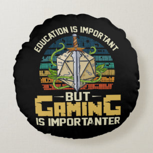 rpg gaming is importanter round cushion