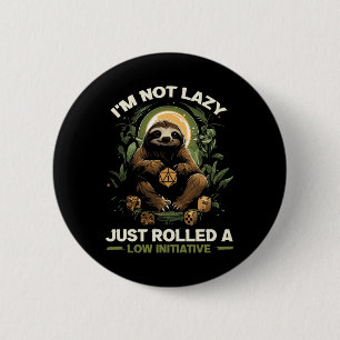 Rpg Gaming Role Playing D20 Tabletop Games Funny R 6 Cm Round Badge