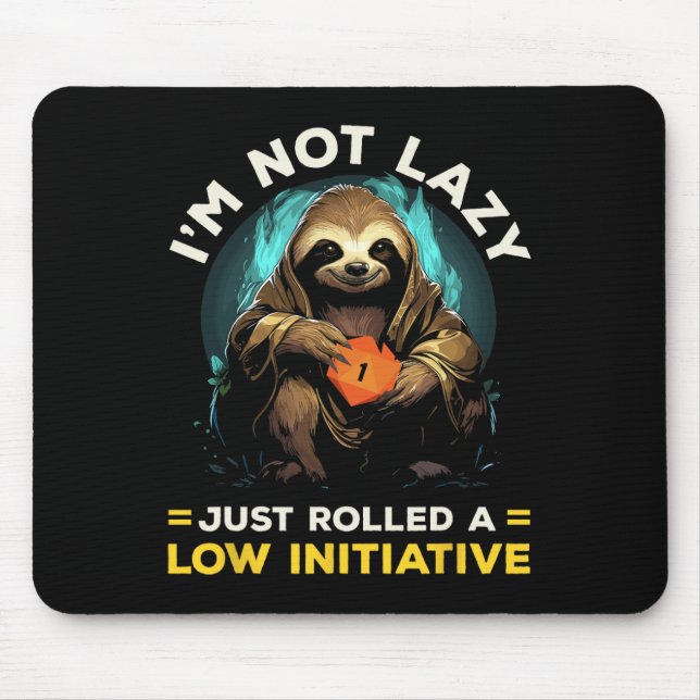 Rpg Gaming Role Playing D20 Tabletop Games Funny R Mouse Pad (Front)