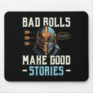 Rpg Gaming Role Playing D20 Tabletop Games Funny R Mouse Pad