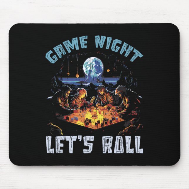 Rpg Gaming Role Playing D20 Tabletop Games Funny R Mouse Pad (Front)