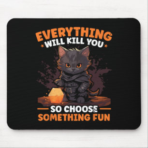 Rpg Gaming Role Playing D20 Tabletop Games Funny R Mouse Pad