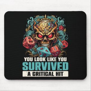 Rpg Gaming Role Playing D20 Tabletop Games Funny R Mouse Pad