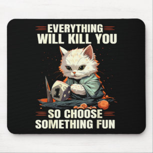 Rpg Gaming Role Playing D20 Tabletop Games Funny R Mouse Pad