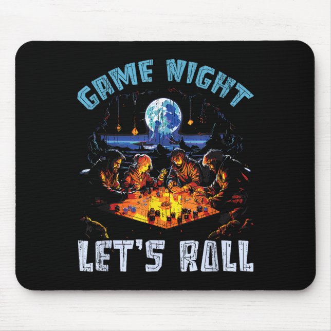 Rpg Gaming Role Playing D20 Tabletop Games Funny R Mouse Pad (Front)