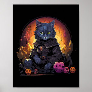 Rpg Gaming Role Playing D20 Tabletop Games Funny R Poster