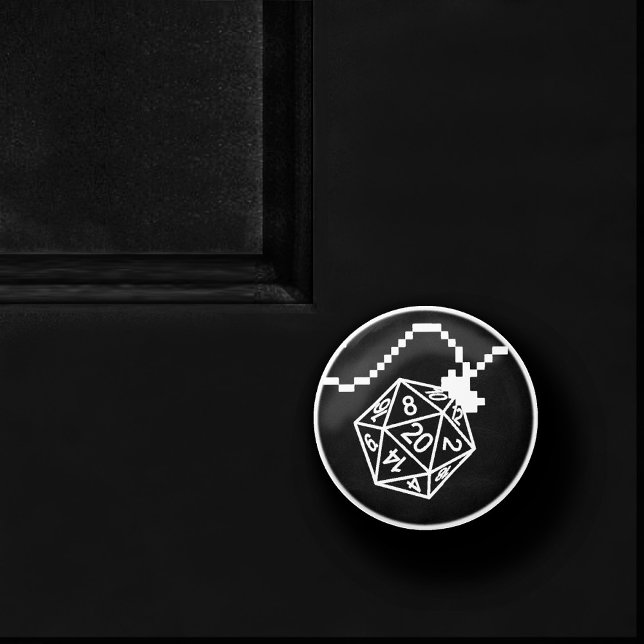 RPG Lights Classic | Fantasy Tabletop Gamer Dice Ceramic Knob (Creator Uploaded)