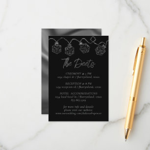 RPG Lights Fantasy Tabletop Gamer Guest Details Enclosure Card