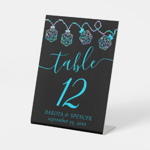 RPG Lights   Holo Fantasy Tabletop PnP Gamer Dice Pedestal Sign