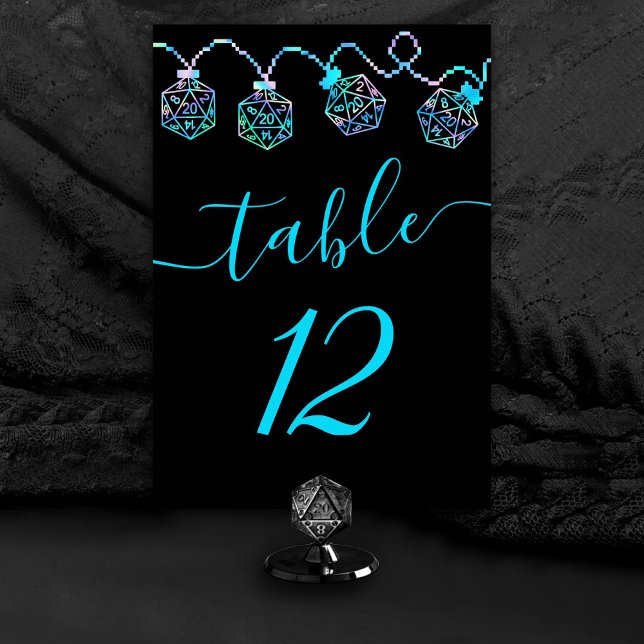 RPG Lights | Holo Fantasy Tabletop PnP Gamer Dice Table Number (Creator Uploaded)