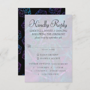 RPG Lights   Nebula Fantasy Tabletop Gamer Entree RSVP Card