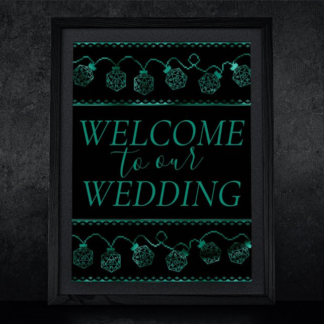 RPG Lights | Teal Fantasy Tabletop Gamer Welcome Poster (Creator Uploaded)