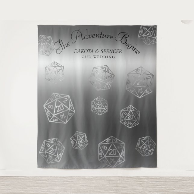 RPG Luxe | Fantasy Retro Tabletop Gamer Backdrop Tapestry (Front)