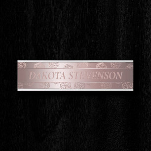 RPG Luxe   Mauve Fantasy Tabletop Gamer Branding Door Sign