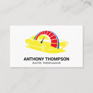 RPM Car Gauge   Auto Business Card