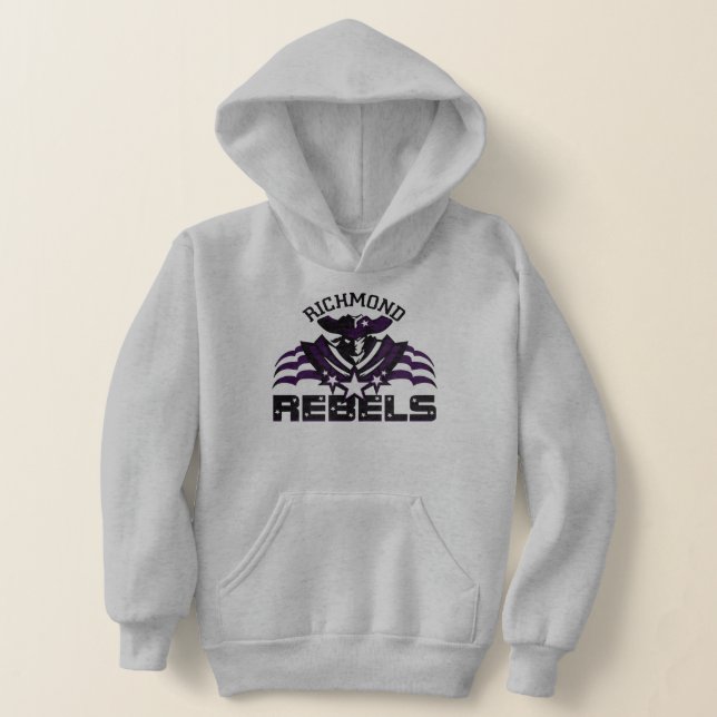 RR 03 | Black Rebel Logo Kids Grey (Laydown)