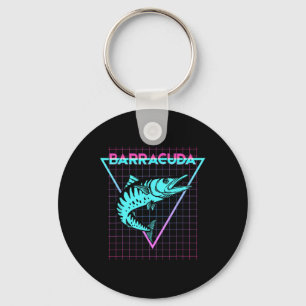 Rracuda Fish Fishing Aesthetic Retro Rracuda Key Ring