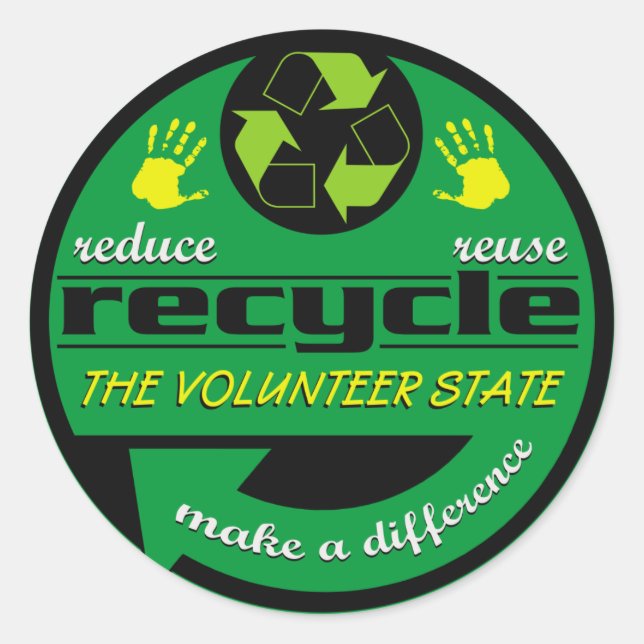 RRR The Volunteer State Classic Round Sticker (Front)