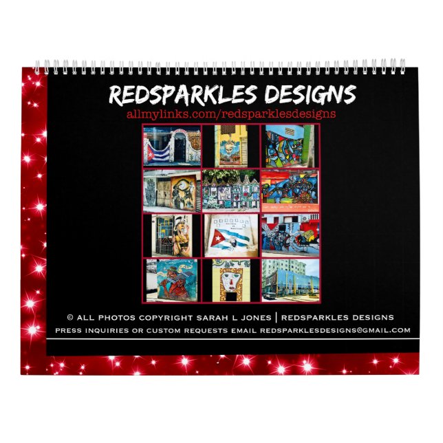 RSD Around The World | Street Art of Havana  Calendar (Back)