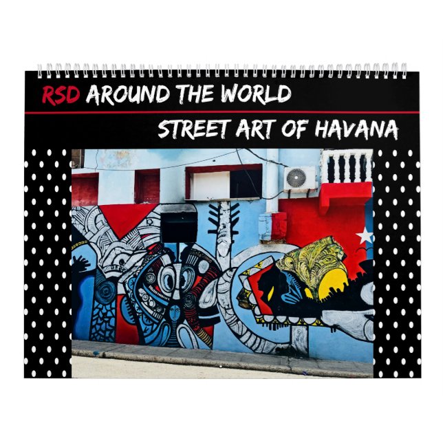 RSD Around The World | Street Art of Havana  Calendar (Cover)