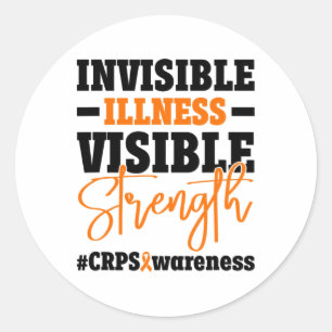 Rsd Crps Awareness 10  Classic Round Sticker