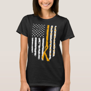 Rsd Crps Awareness American Flag Support Top Tee