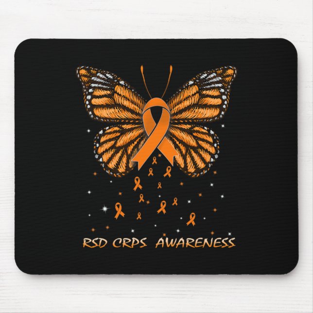 RSD CRPS Awareness Butterfly  Mouse Pad (Front)