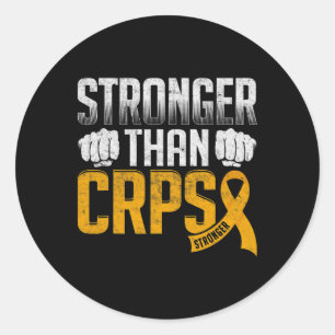 Rsd Crps Awareness Complex Regional Pain Syndrome Classic Round Sticker