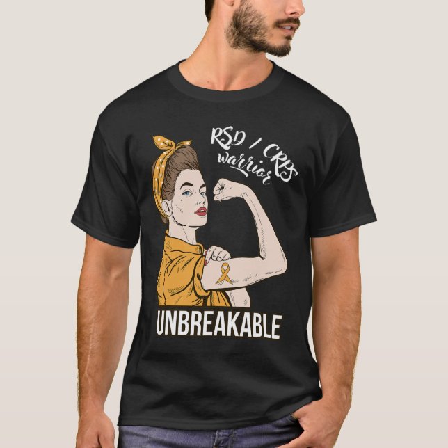 Rsd Crps Awareness Crps Warrior Unbreakable Tee Gi (Front)