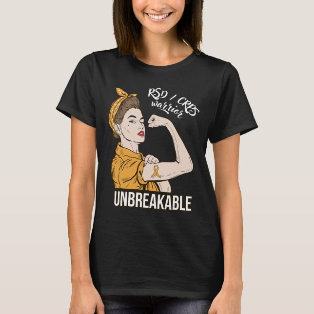 Rsd Crps Awareness Crps Warrior Unbreakable Tee Gi (Front)