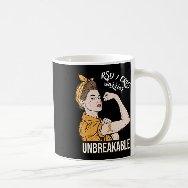 Rsd Crps Awareness Crps Warrior Unbreakable Tee Gi Coffee Mug (Right)