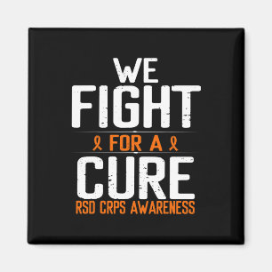 RSD CRPS Awareness Fight for a Cure Survivor Orang Magnet