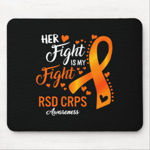Rsd Crps Awareness Her Fight Orange Ribbon Complex Mouse Pad