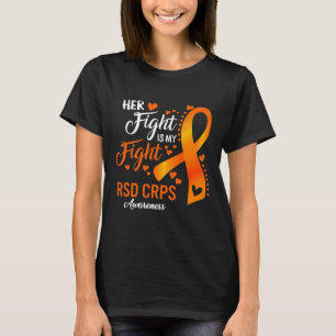 Rsd Crps Awareness Her Fight Orange Ribbon Complex T-Shirt