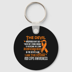 Rsd Crps Awareness I Am The Storm Devil  Key Ring